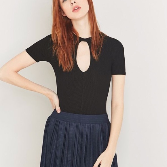 Project Social T x UO Kendall Keyhole Ribbed Top - Picture 1 of 5